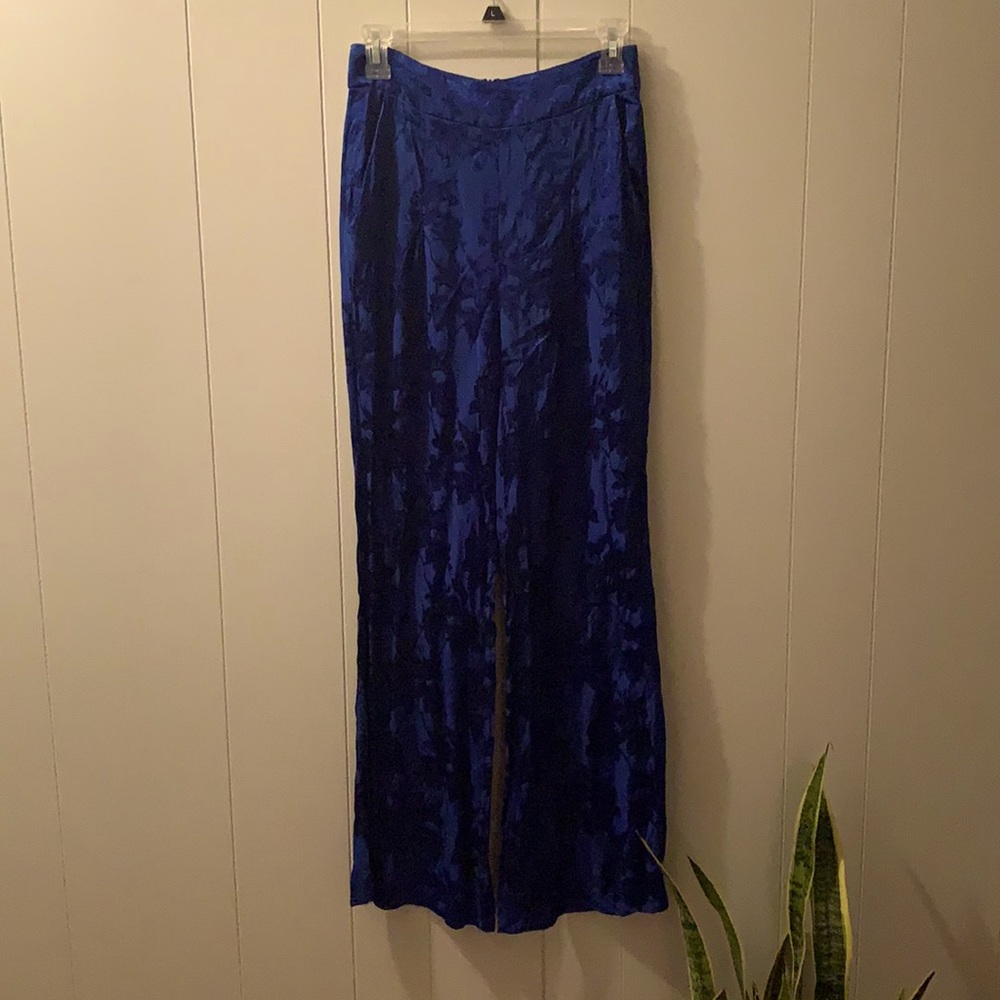 Majorelle Blue Floral Trousers